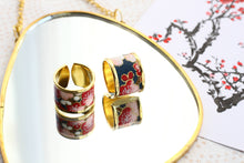 Charger l'image dans la galerie, Bague Ume - bleu indigo & rouge