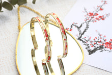 Load image into Gallery viewer, Ume fine bracelet - Cream & Pink